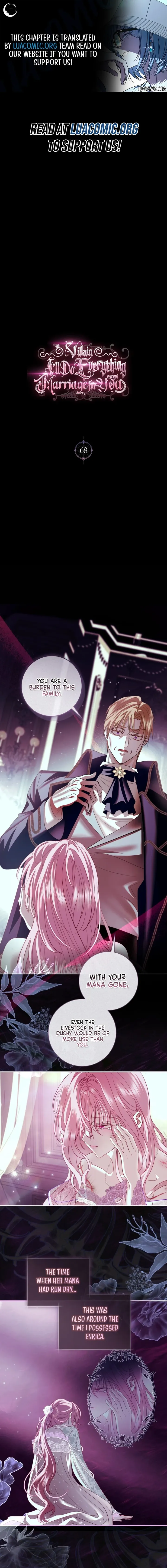 Villain, I’ll Do Everything Except Marriage for You! Chapter 68 49 01 result