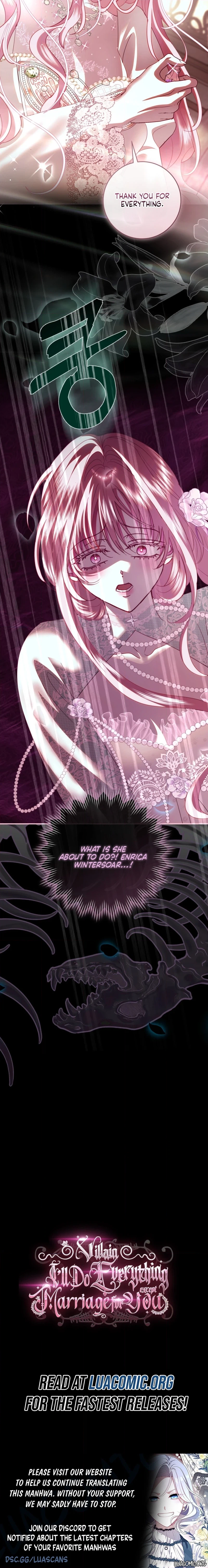 Villain, I’ll Do Everything Except Marriage for You! Chapter 68 63 15 result