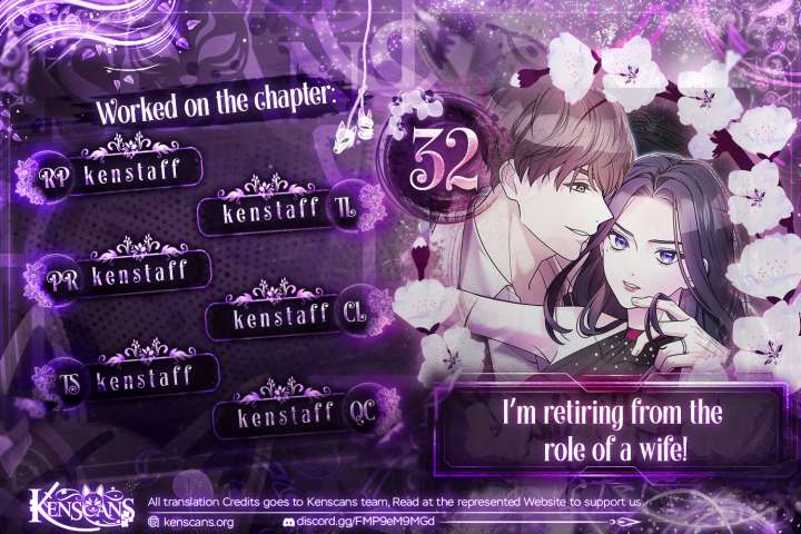 I’m retiring from the role of a wife! Chapter 32 41 01