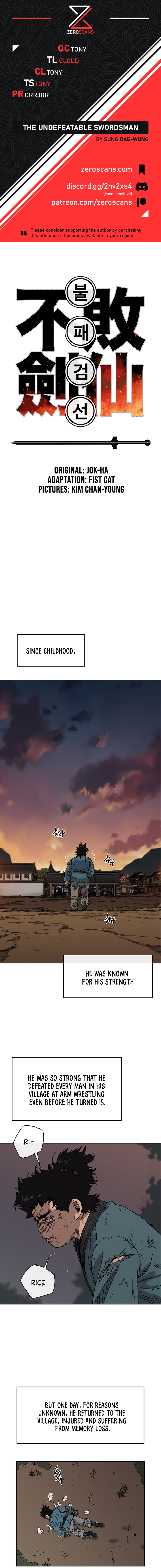 The Undefeatable Swordsman Chapter 1 88 0