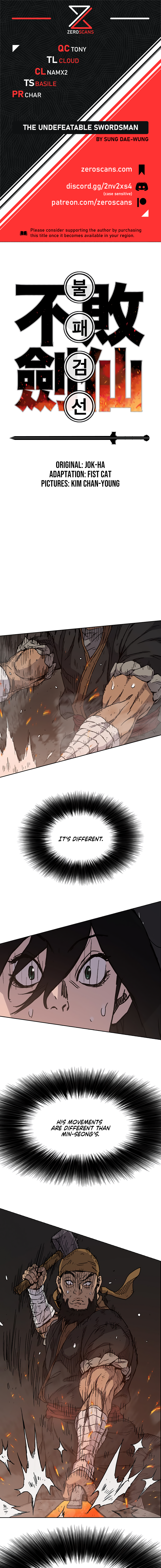 The Undefeatable Swordsman Chapter 11 55 0