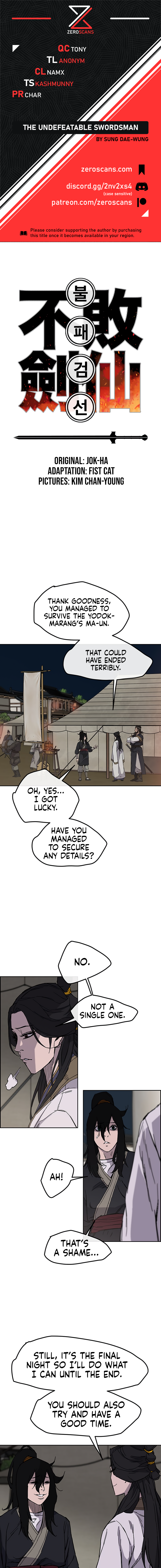 The Undefeatable Swordsman Chapter 22 70 0