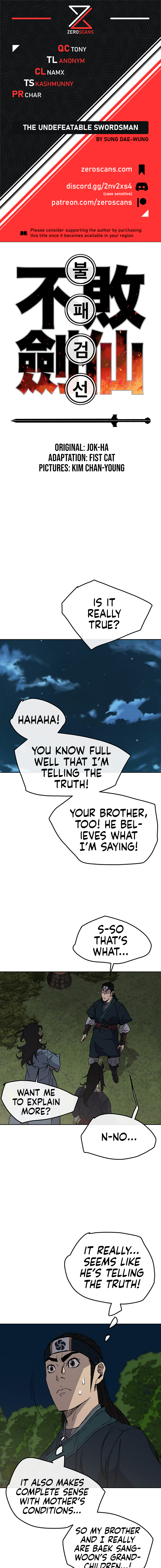 The Undefeatable Swordsman Chapter 23 58 0