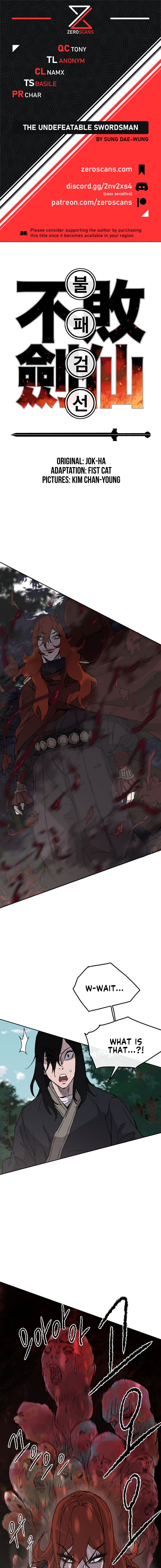 The Undefeatable Swordsman Chapter 25 58 0