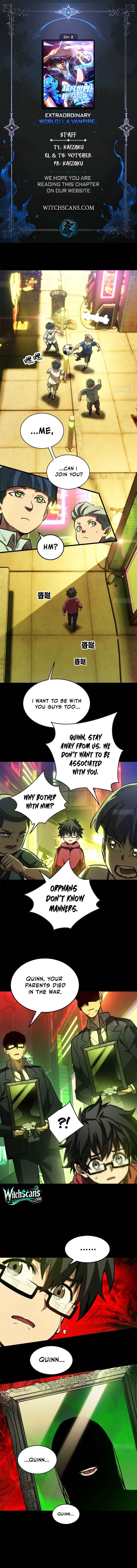 Extraordinary World! I, a vampire… Chapter 2 36 ch 2 2