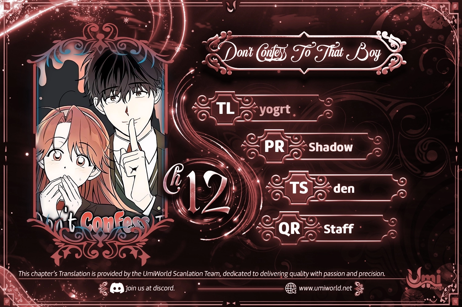 Don’t confess to that boy Chapter 12 358 8d54f3108cc6