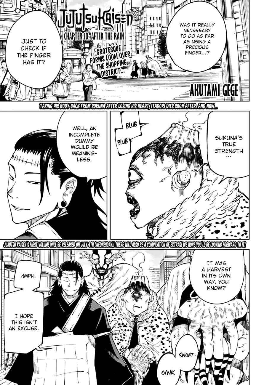 jujutsu kaisen 10 1