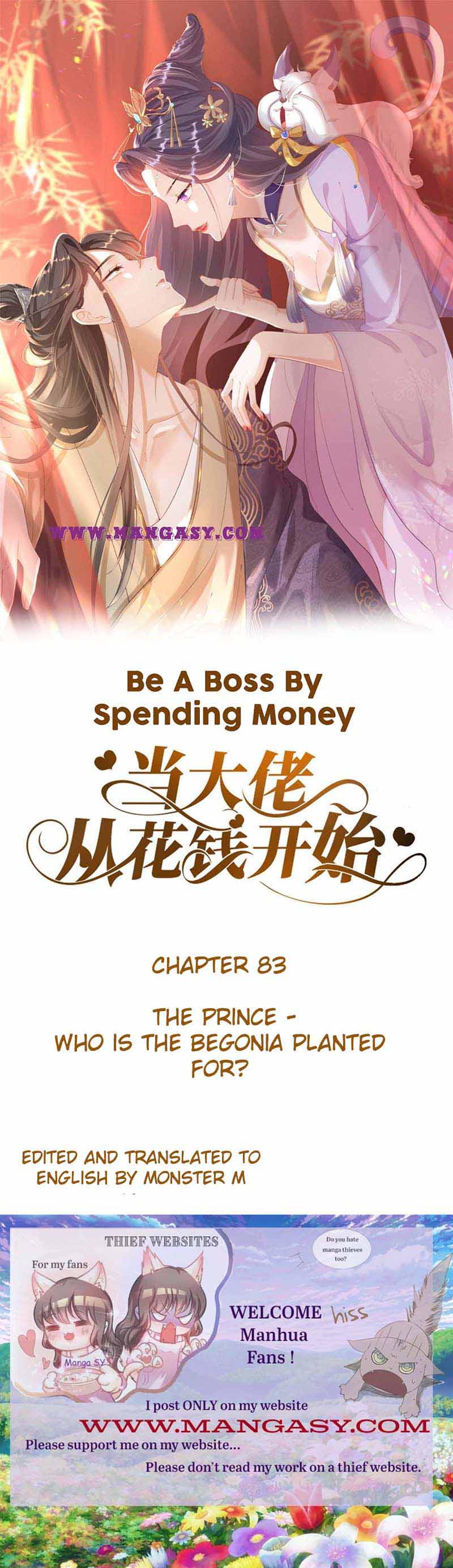 Becoming a Big Boss Starts with Spending Money Chapter 83 74 001