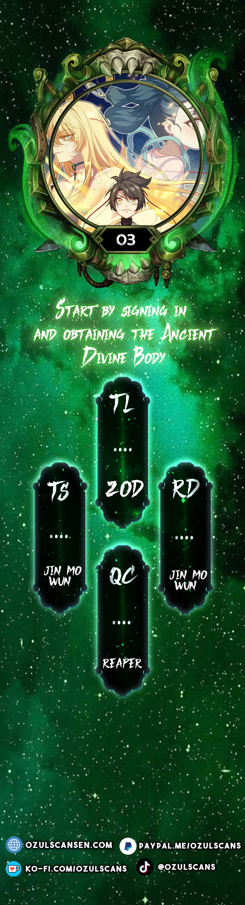 Scoring the Sacred Body of the Ancients from the Get-go Chapter 3 38 0