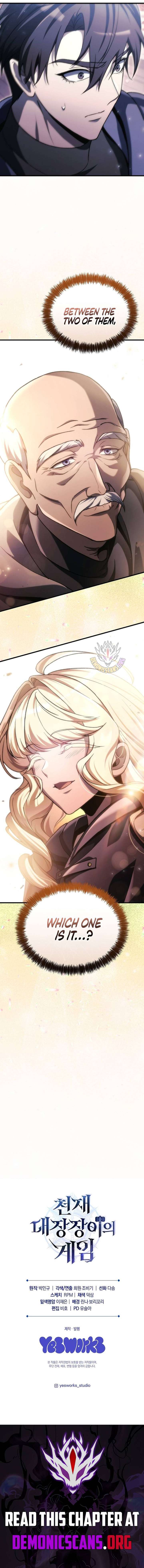 Genius Blacksmith’s Game Chapter 36 83 24