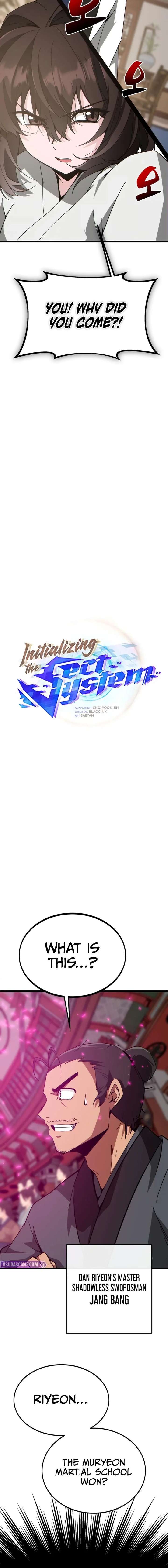 Initializing the Sect System Chapter 25 100 009