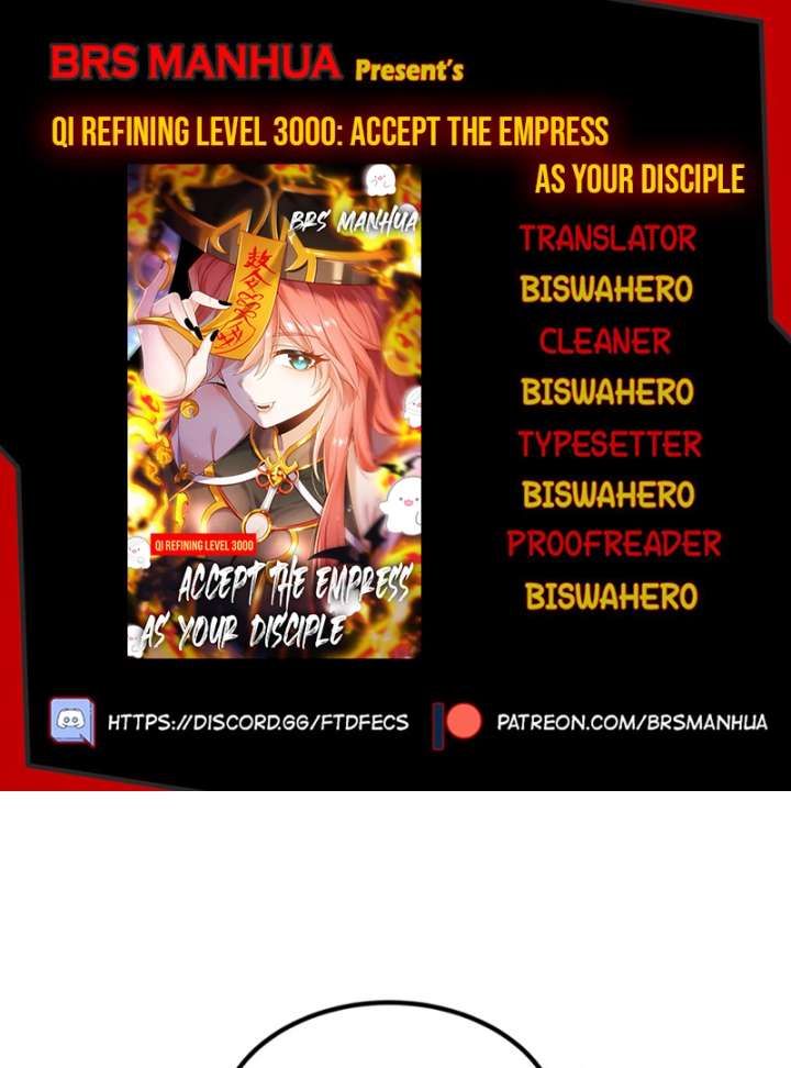 Qi Refining Level 3000: Accept the Empress as your disciple Chapter 2 233 01