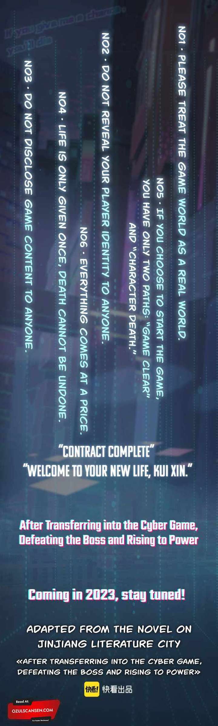 Transmigrating Into the Cyber Game After Being on Top for Killing Boss Chapter 0 11 1