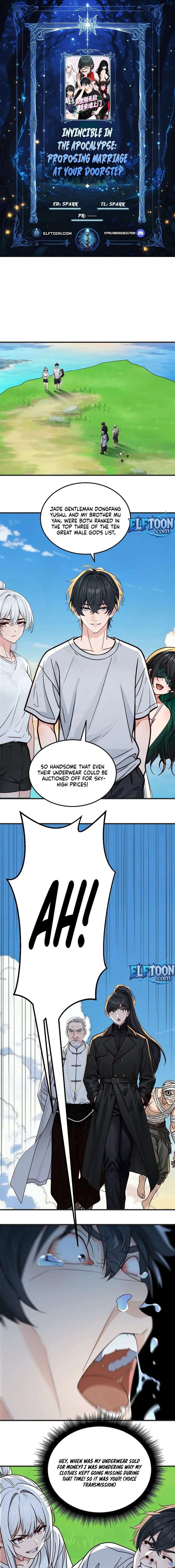 Invincible in the Apocalypse: Proposing Marriage at Your Doorstep Chapter 16 35 001