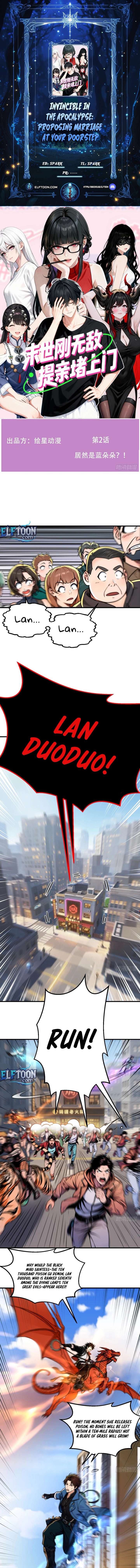 Invincible in the Apocalypse: Proposing Marriage at Your Doorstep Chapter 2 35 1