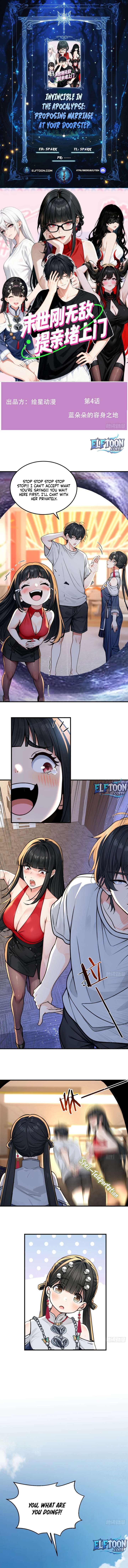 Invincible in the Apocalypse: Proposing Marriage at Your Doorstep Chapter 4 35 1