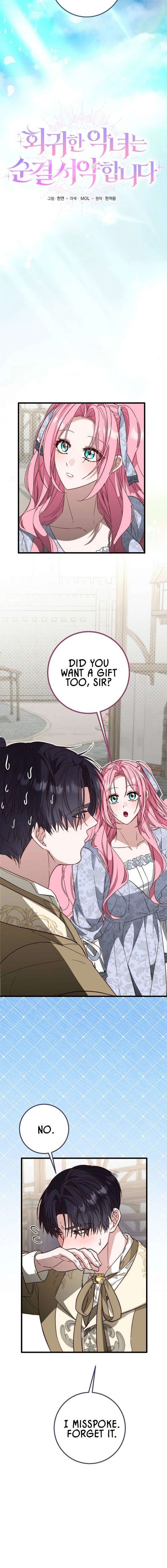 The Regressed Villainess Takes a Vow of Chastity Chapter 28 74 010