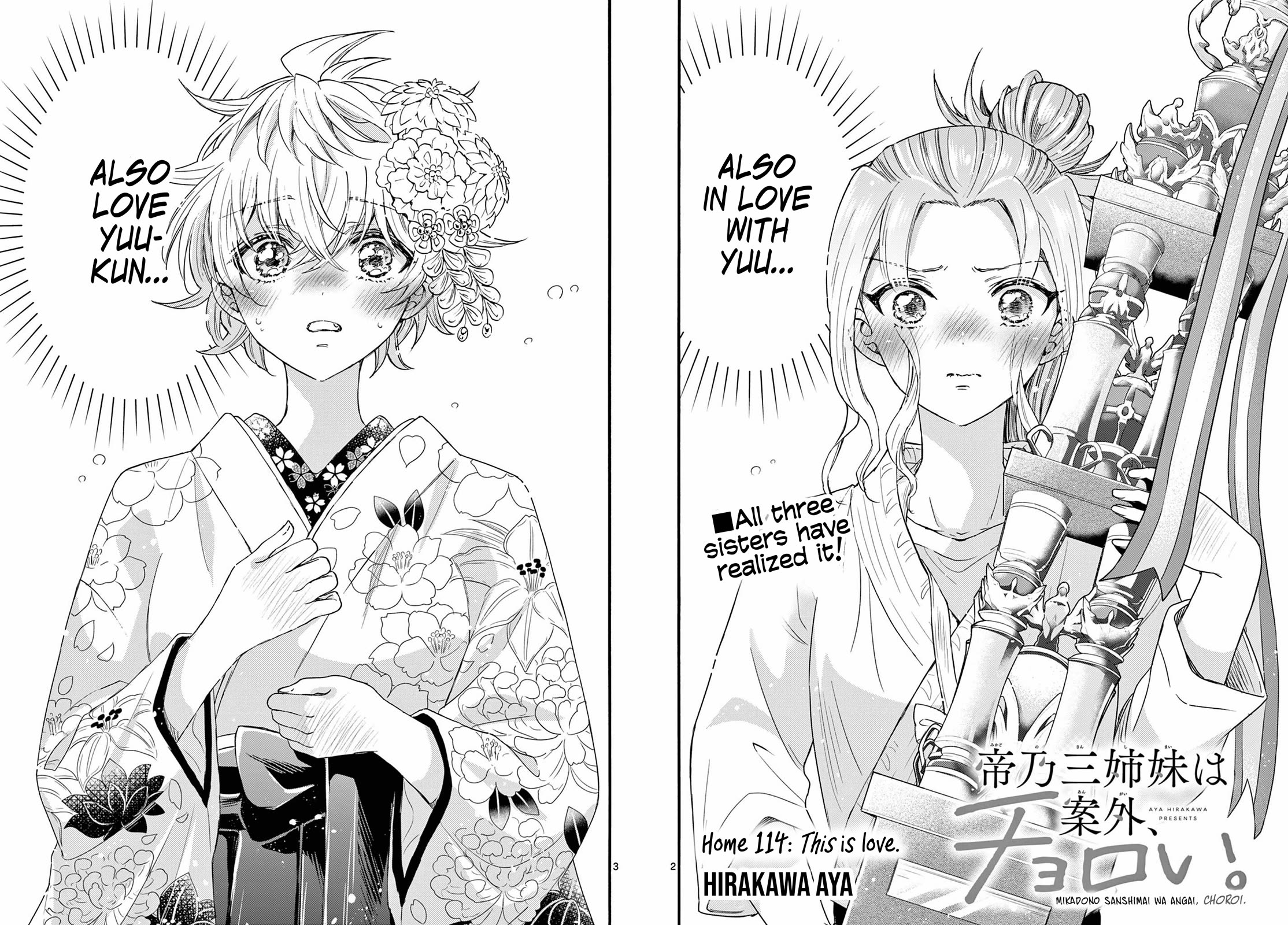 Mikadono Sanshimai wa Angai, Choroi. Chapter 114 53 1