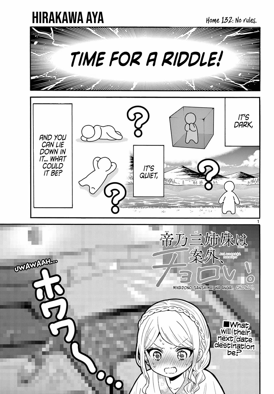 Mikadono Sanshimai wa Angai, Choroi. Chapter 132 55 0