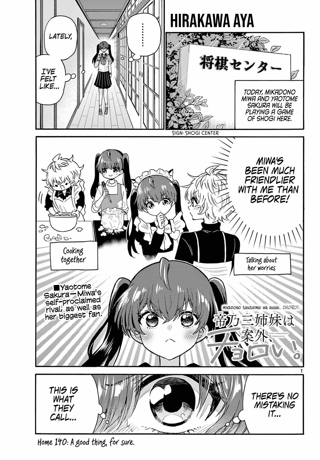 Mikadono Sanshimai wa Angai, Choroi. Chapter 140 55 0