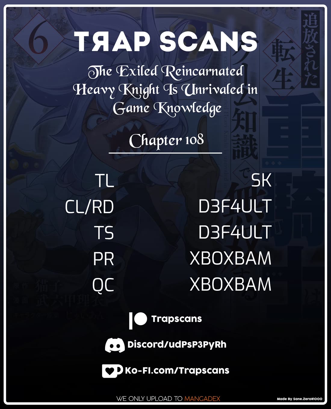 The Exiled Reincarnated Heavy Knight Is Unrivaled in Game Knowledge Chapter 108 58 0