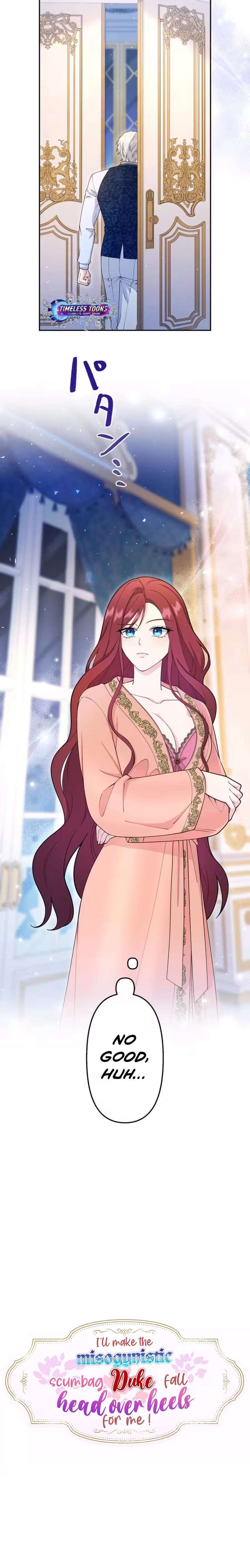 I’ll make the misogynistic, scumbag Duke fall head over heels for me! Chapter 4 98 005