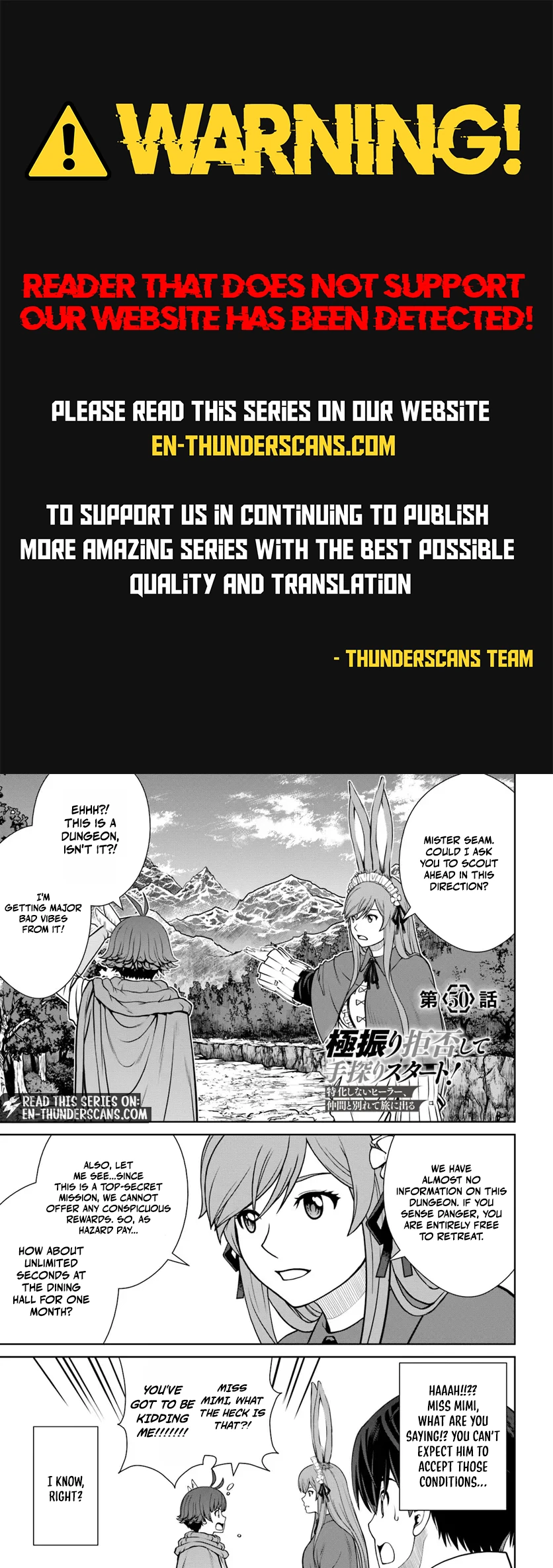 Gokufuri Kyohi Shite Tesaguri Start! Tokka Shinai Healer, Nakama to Wakarete Tabi ni Deru Chapter 50 67 0001 647870b6