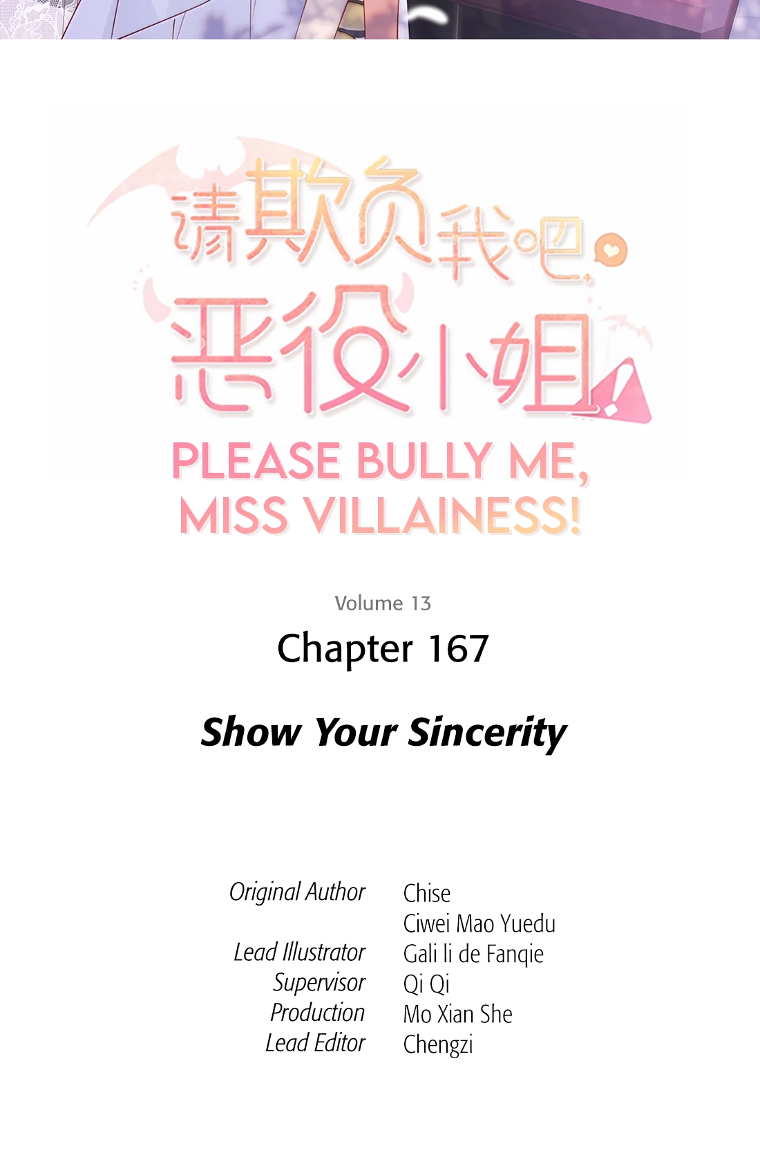 Please Bully Me, Miss Villainess! Please Bully Me, Miss Villainess! Chapter 167 128 4cc7a2a00342