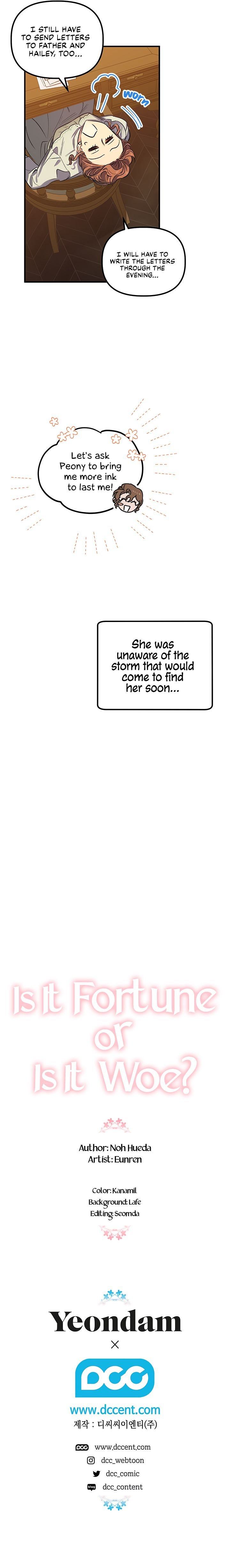 Is It a Fortune or Is It a Woe? Chapter 19 70 16