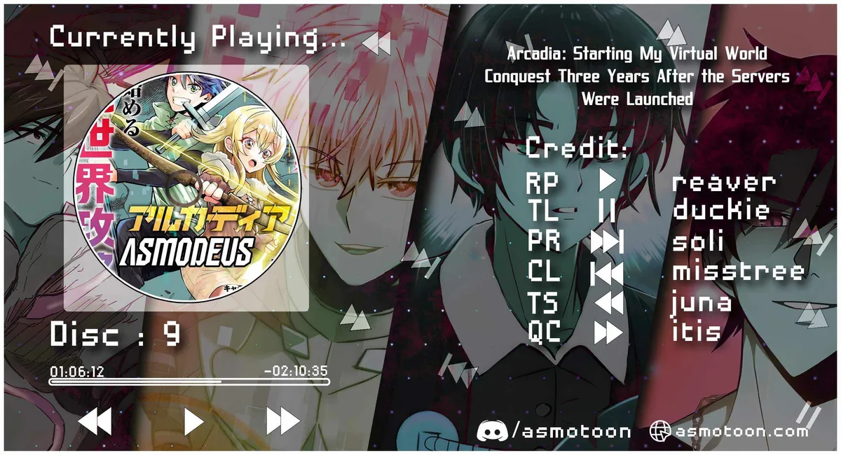 Arcadia: Starting My Virtual World Conquest Three Years After the Servers Were Launched Chapter 9 109 2026 09 01 09 07 21 1788296841484