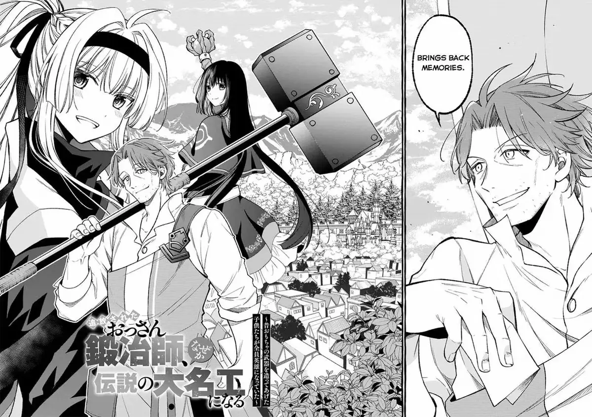 The Expelled Middle-Aged Blacksmith, Becomes a Legendary Famous Craftsman for Some Reason: The Kids Who He Once Made Some Toy Weapons for Have All Become Heroes Chapter 1 108 eb54a603df94