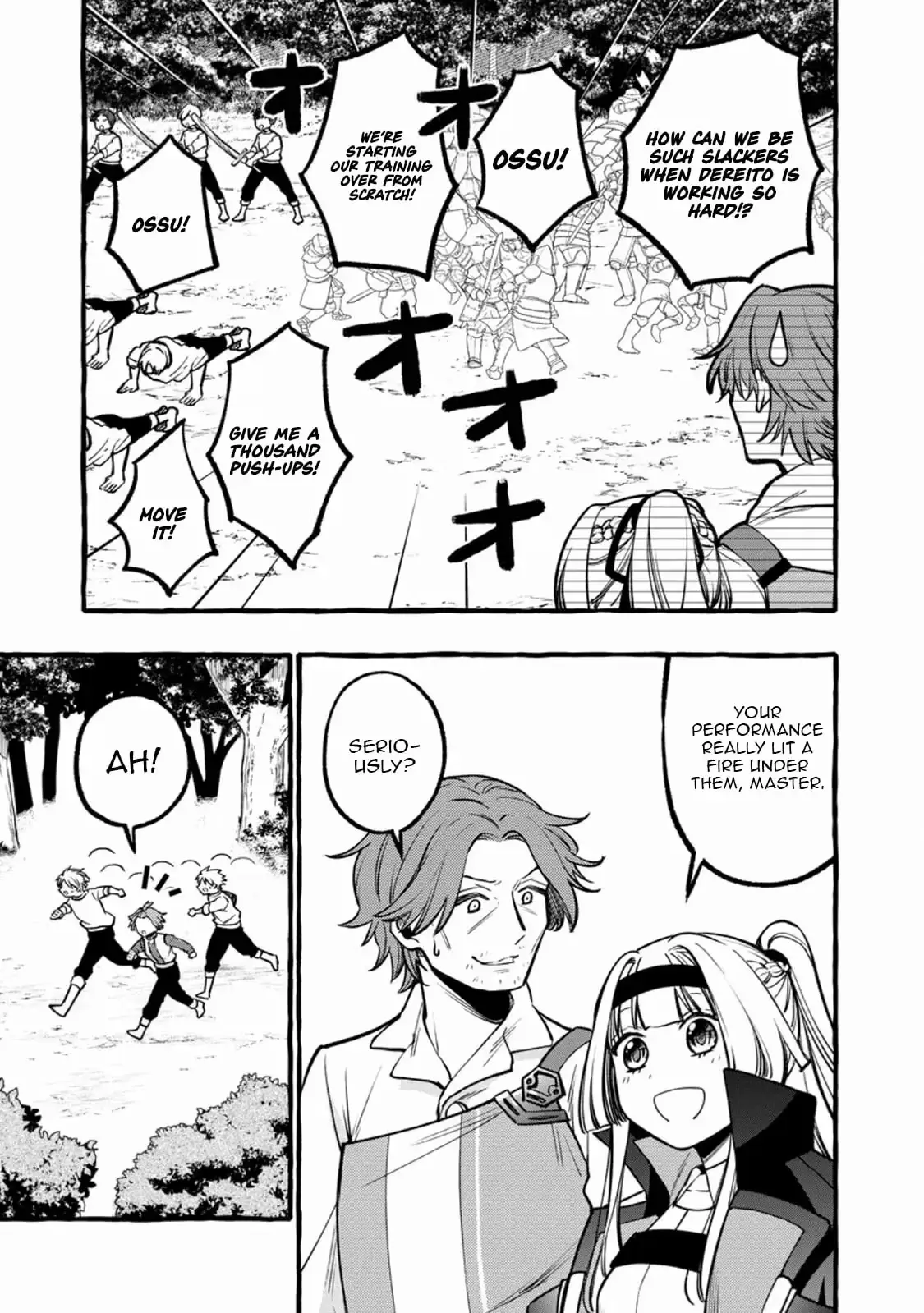 The Expelled Middle-Aged Blacksmith, Becomes a Legendary Famous Craftsman for Some Reason: The Kids Who He Once Made Some Toy Weapons for Have All Become Heroes Chapter 10.3 48 cf686bb59245