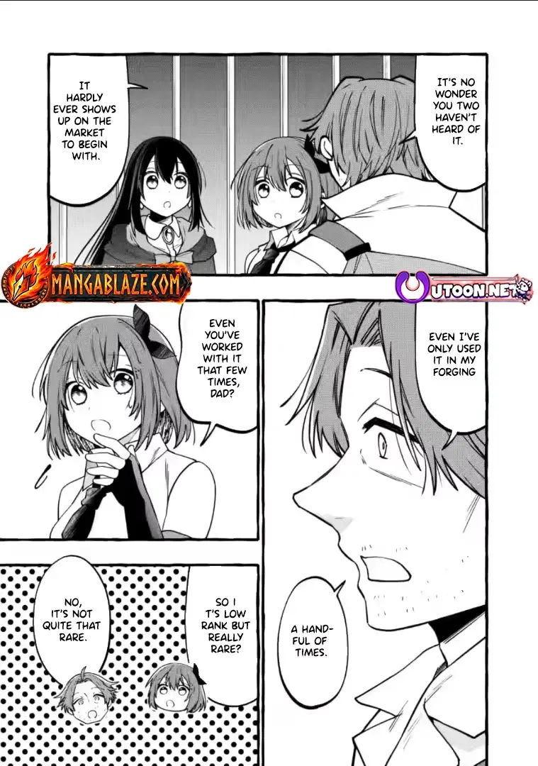 The Expelled Middle-Aged Blacksmith, Becomes a Legendary Famous Craftsman for Some Reason: The Kids Who He Once Made Some Toy Weapons for Have All Become Heroes Chapter 21.2 46 18011c46428e