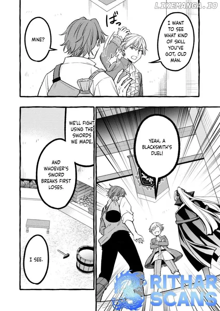 The Expelled Middle-Aged Blacksmith, Becomes a Legendary Famous Craftsman for Some Reason: The Kids Who He Once Made Some Toy Weapons for Have All Become Heroes Chapter 3.2 37 b3f90c3d70f6