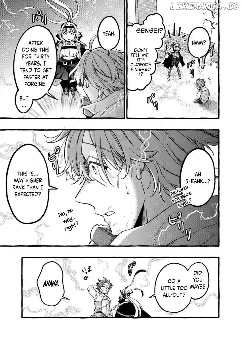 The Expelled Middle-Aged Blacksmith, Becomes a Legendary Famous Craftsman for Some Reason: The Kids Who He Once Made Some Toy Weapons for Have All Become Heroes Chapter 3.3 42 e60e3caf5591