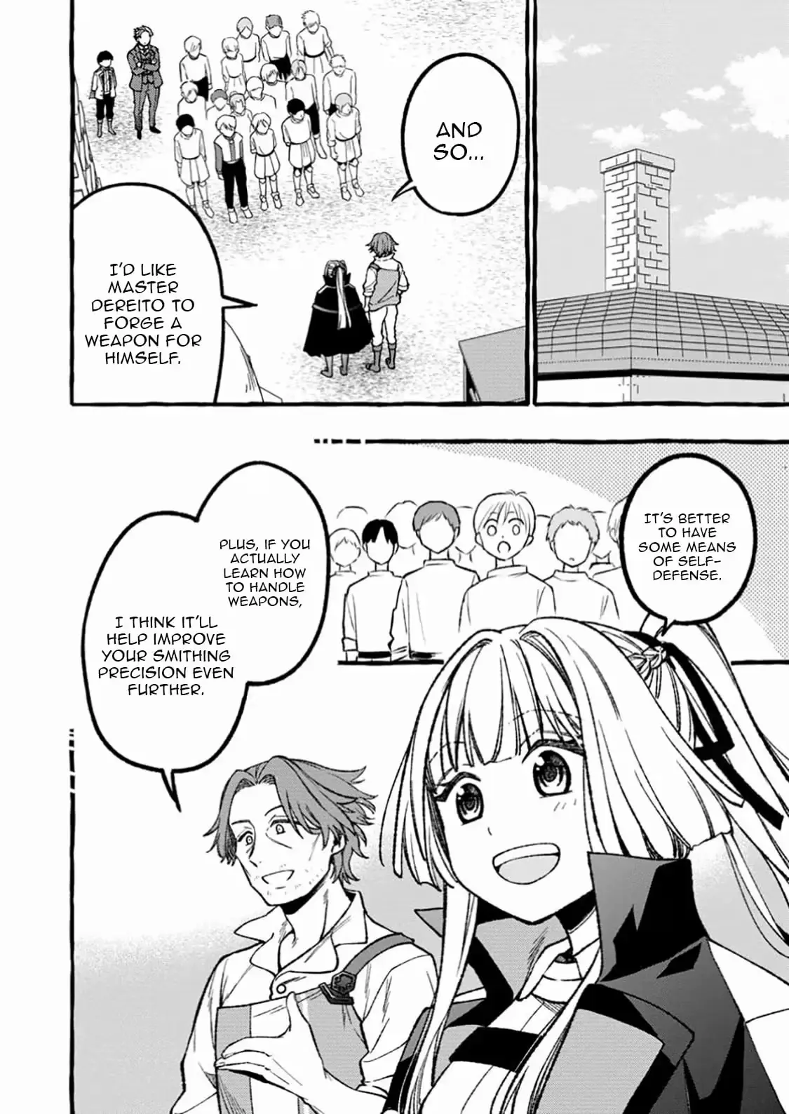 The Expelled Middle-Aged Blacksmith, Becomes a Legendary Famous Craftsman for Some Reason: The Kids Who He Once Made Some Toy Weapons for Have All Become Heroes Chapter 8.1 43 2fd116b759ac