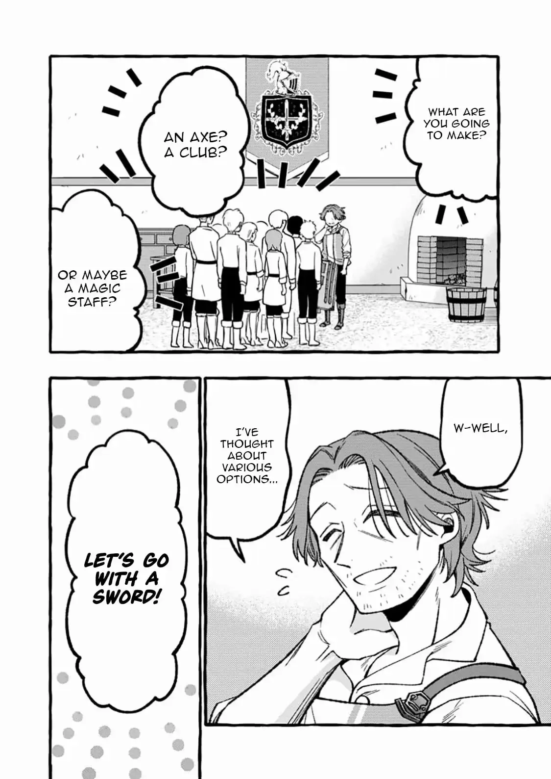The Expelled Middle-Aged Blacksmith, Becomes a Legendary Famous Craftsman for Some Reason: The Kids Who He Once Made Some Toy Weapons for Have All Become Heroes Chapter 8.1 51 47352014405b