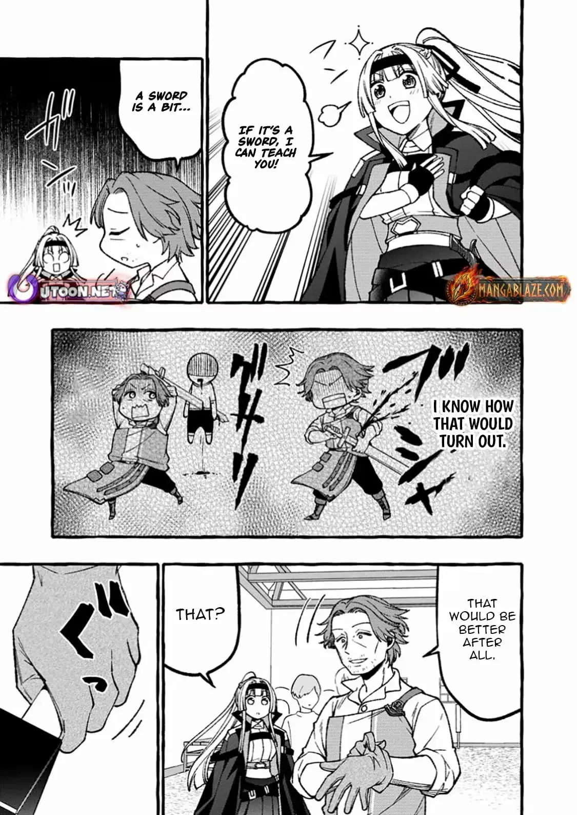 The Expelled Middle-Aged Blacksmith, Becomes a Legendary Famous Craftsman for Some Reason: The Kids Who He Once Made Some Toy Weapons for Have All Become Heroes Chapter 8.2 38 ebefae1957ee