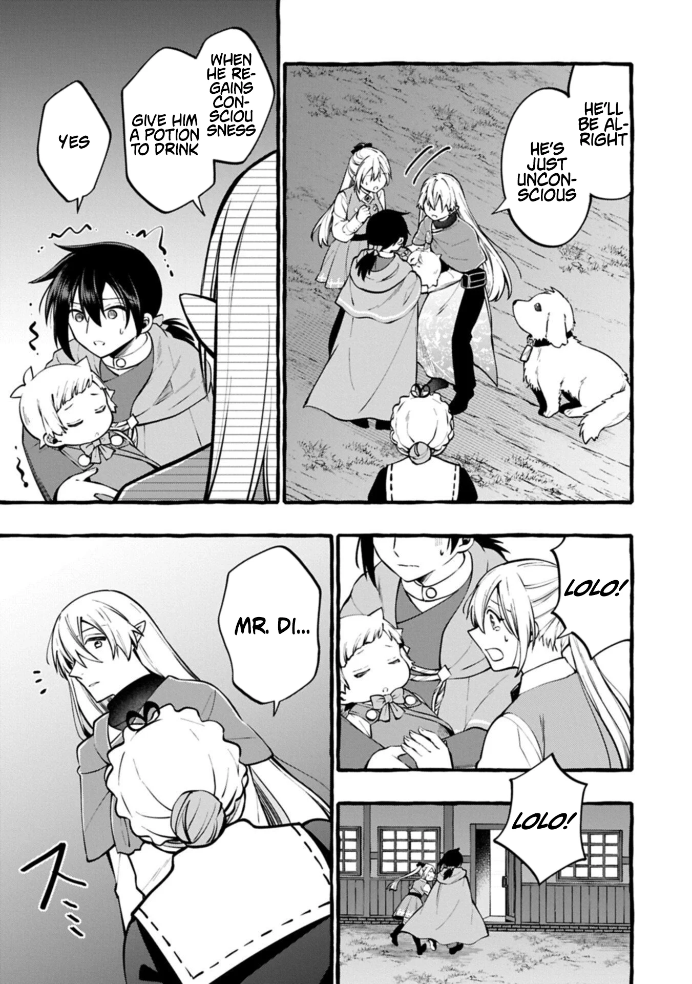 The Four Noble Siblings Won’t Give Up! ~Even Though We’re Little, We’ll Protect Our Precious Family Together with Our Big Fluffy Friends! Chapter 12.1 69 0009 cf453cde