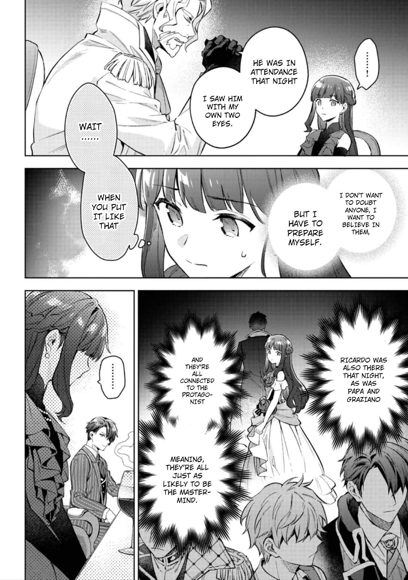 Akutou Ikka no Mana Musume, Tensei Saki mo Otome Game no Gokudou Reijou deshita: Saijoukyuu Rank no Akuyaku-sama, Sono Dekiai wa Fuyou desu! Chapter 21 110 13