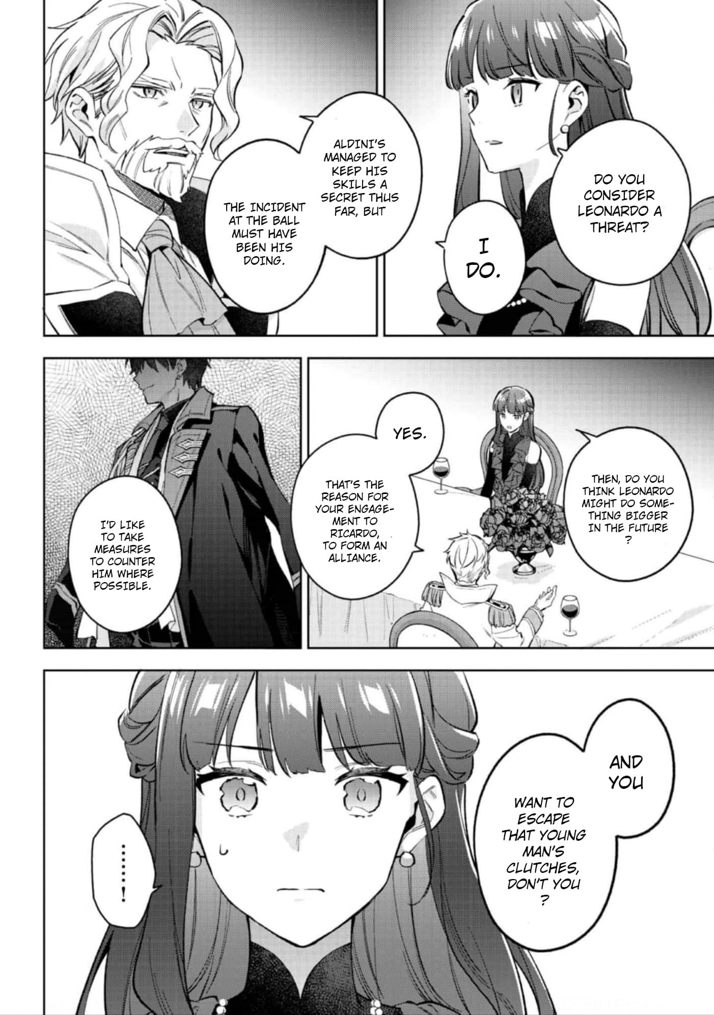 Akutou Ikka no Mana Musume, Tensei Saki mo Otome Game no Gokudou Reijou deshita: Saijoukyuu Rank no Akuyaku-sama, Sono Dekiai wa Fuyou desu! Chapter 21 112 15
