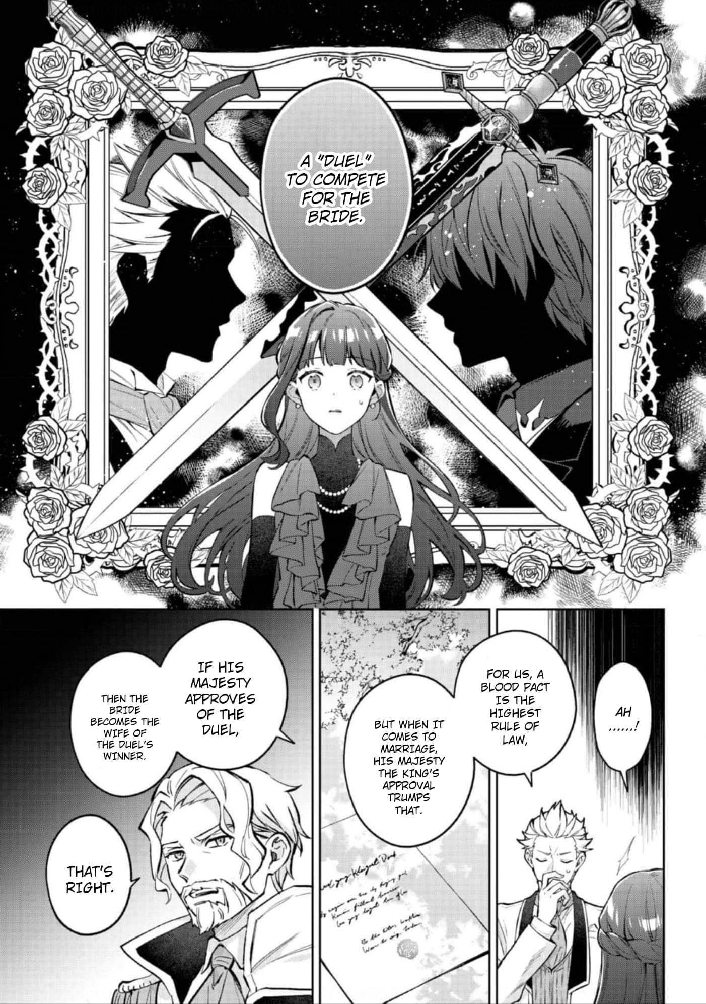 Akutou Ikka no Mana Musume, Tensei Saki mo Otome Game no Gokudou Reijou deshita: Saijoukyuu Rank no Akuyaku-sama, Sono Dekiai wa Fuyou desu! Chapter 21 115 18