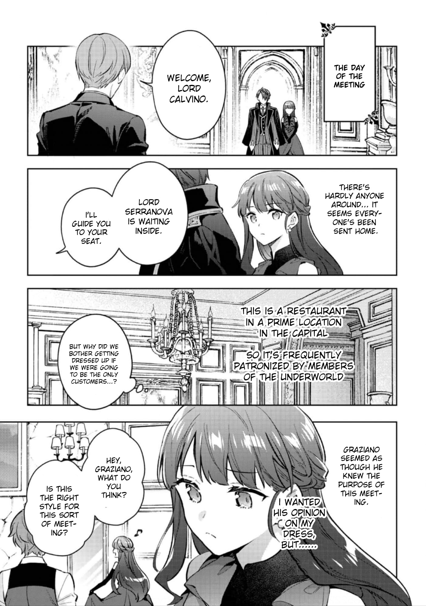 Akutou Ikka no Mana Musume, Tensei Saki mo Otome Game no Gokudou Reijou deshita: Saijoukyuu Rank no Akuyaku-sama, Sono Dekiai wa Fuyou desu! Chapter 21 99 2