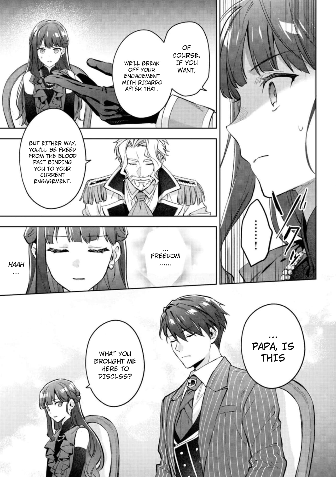 Akutou Ikka no Mana Musume, Tensei Saki mo Otome Game no Gokudou Reijou deshita: Saijoukyuu Rank no Akuyaku-sama, Sono Dekiai wa Fuyou desu! Chapter 21 117 20