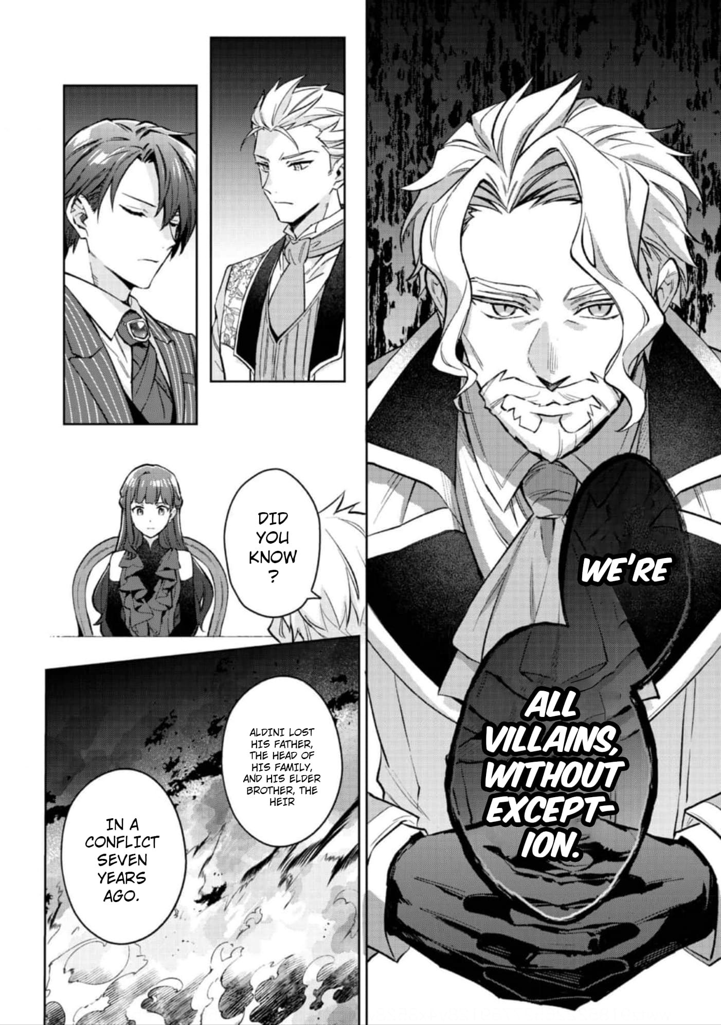 Akutou Ikka no Mana Musume, Tensei Saki mo Otome Game no Gokudou Reijou deshita: Saijoukyuu Rank no Akuyaku-sama, Sono Dekiai wa Fuyou desu! Chapter 21 120 23