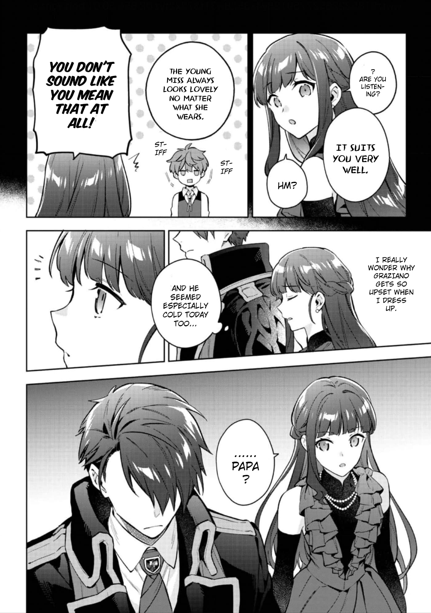 Akutou Ikka no Mana Musume, Tensei Saki mo Otome Game no Gokudou Reijou deshita: Saijoukyuu Rank no Akuyaku-sama, Sono Dekiai wa Fuyou desu! Chapter 21 100 3