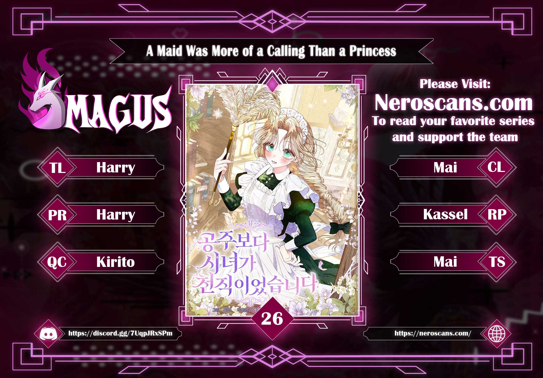 Being a Maid is Better than Being a Princess Chapter 26 56 0