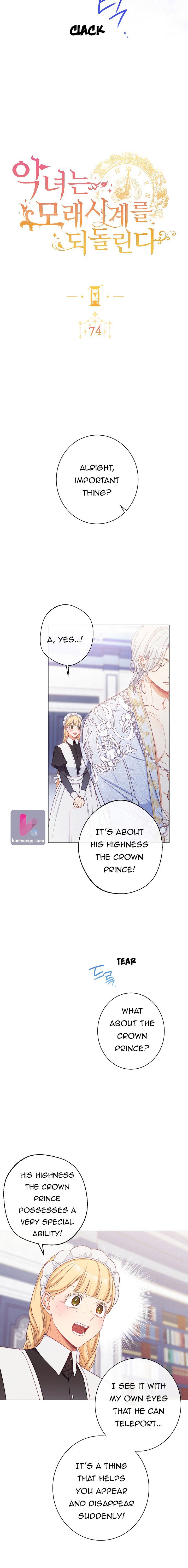 The Villainess Reverses The Hourglass Chapter 74 72 1 02