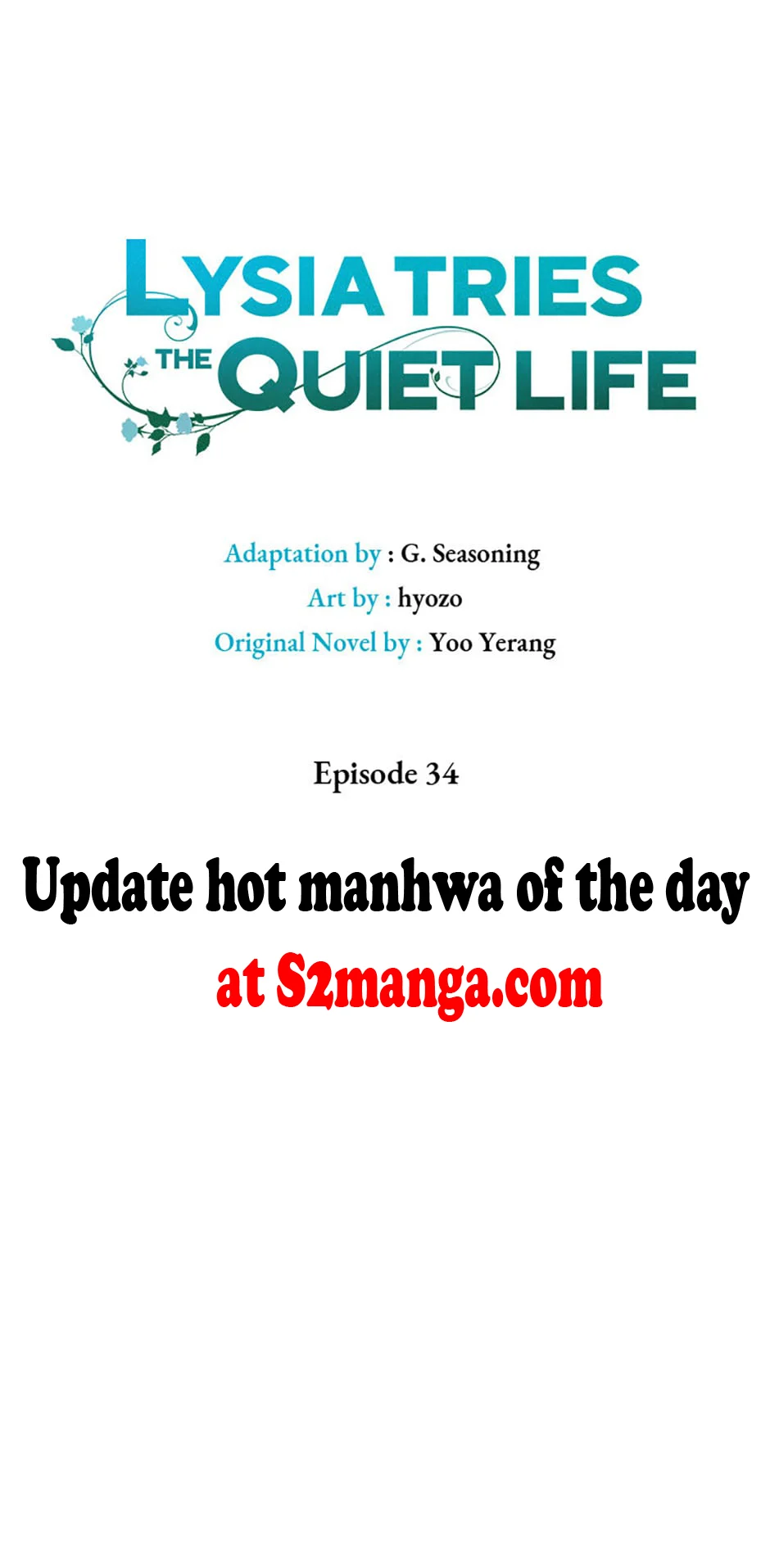 I Will Live as a Supporting Role in This Life Chapter 34 134 7