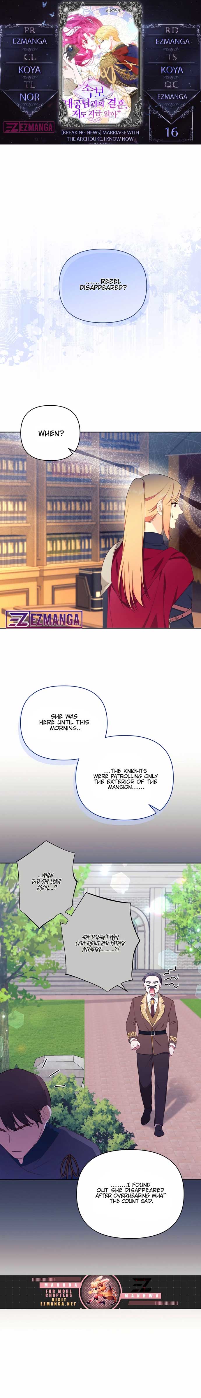 Marriage with the Archduke, I Know Now Chapter 16 65 01